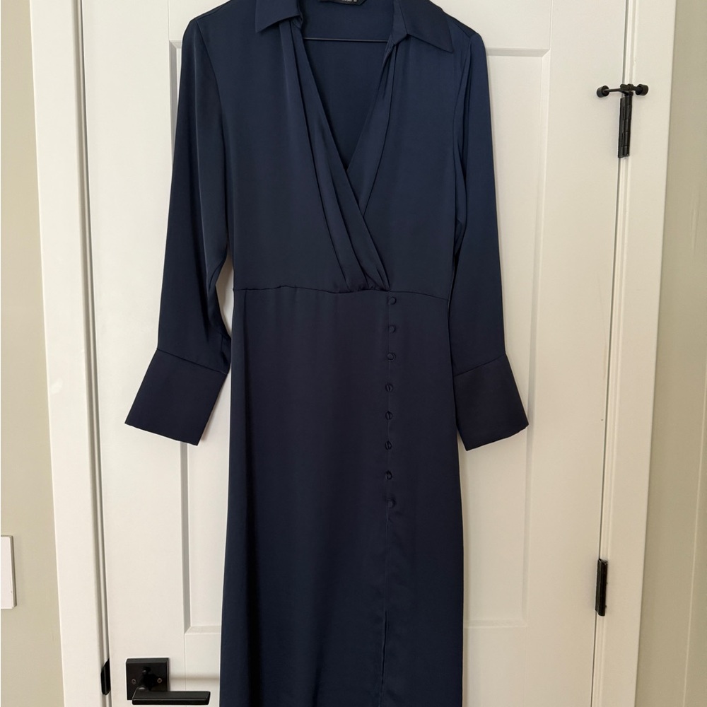 Zara Elegant Navy Blue Women's Dress